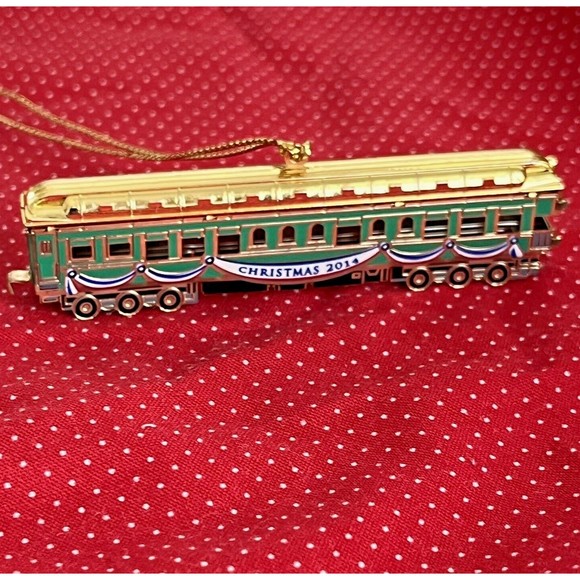 White House Historical Association Other - White House Christmas Ornament 2014 Train Car ONLY Warren Harding -  NO BOX